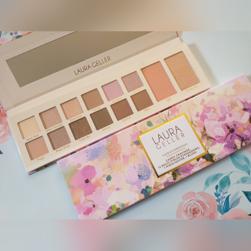 Laura Geller Candy Cravings Eyeshadow, Highlighter & Blush Palette - Picture 2 of 2